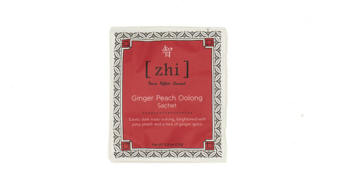 Ginger Peach Oolong - Overwrap Silky Single Sachets - NEW!