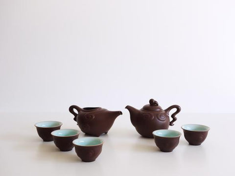 Tebi Pilgrim Teaware Tea Set - Rosewood - NEW!