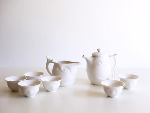 Tebi Breeze Teaware Tea Set - White - NEW!