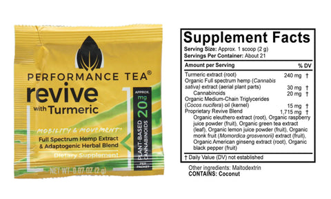 Revive Organic Instant CBD Tea